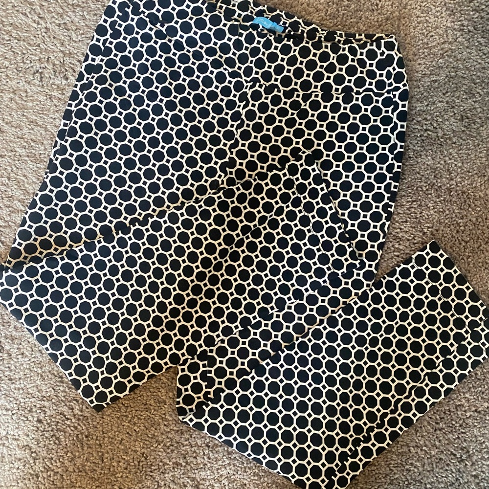 JMcLaughlin Newport pant in a fun graphic print size xs